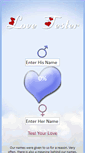 Mobile Screenshot of love-tester.com