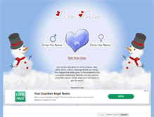 Tablet Screenshot of love-tester.com